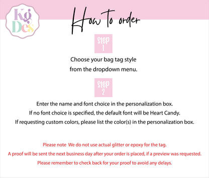Custom Cheerleader Backpack Name Tag – Personalized Pom Pom Bag Charm – Competition Season Squad Gift