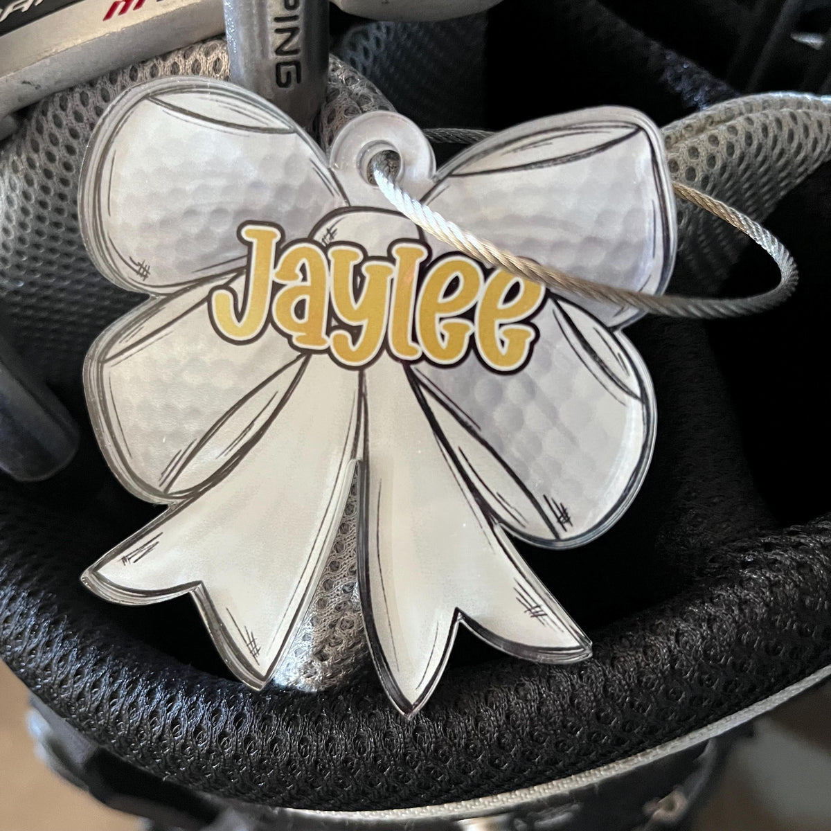 Personalized Golf Bag Tag, Custom Golf Ball Marker, Golf Tournament
