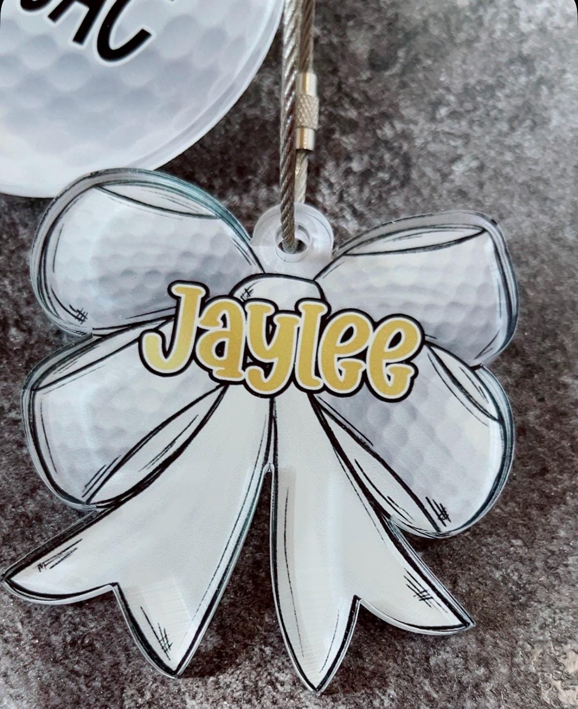 Personalized Golf Bag Tag, Custom Golf Ball Marker, Golf Tournament