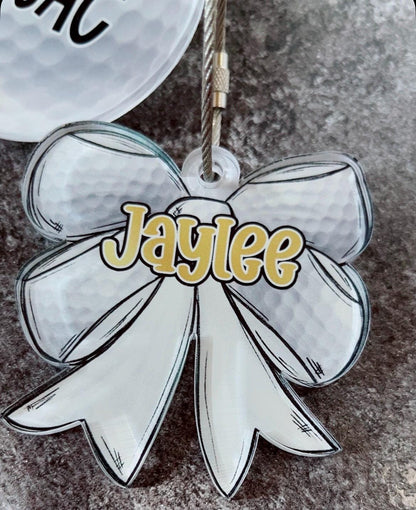 Personalized Golf Bag Tag, Custom Golf Ball Marker, Golf Tournament
