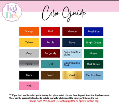 Custom Cheerleader Backpack Name Tag – Personalized Pom Pom Bag Charm – Competition Season Squad Gift