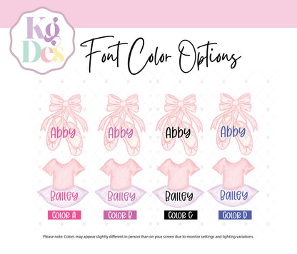 Custom Ballet Bag Tag – Personalized Acrylic Dance Gift