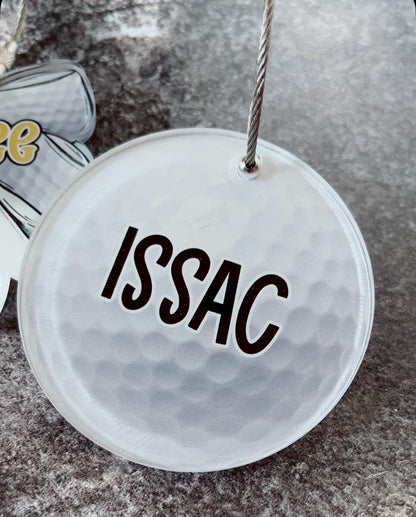 Personalized Golf Bag Tag, Custom Golf Ball Marker, Golf Tournament